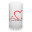Frosted glass beer mug (500 ml)