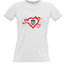 Women's T-shirt with your choice of photos, notes, white