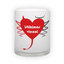 Frosted glass mug (300 ml)