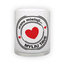 Frosted glass mug (300 ml)