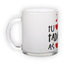 Frosted glass mug (300 ml)