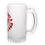 Frosted glass beer mug (500 ml)