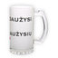 Frosted glass beer mug (500 ml)