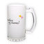 Frosted glass beer mug (500 ml)