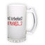 Frosted glass beer mug (500 ml)