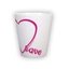 Small latte mug (300 ml)