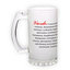 Matinio stiklo bokalas (500 ml)