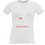 Women's T-shirt with your choice of photos, notes, white