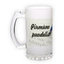 Frosted glass beer mug (500 ml)