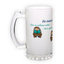 Frosted glass beer mug (500 ml)