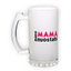 Frosted glass beer mug (500 ml)