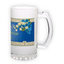 Frosted glass beer mug (500 ml)