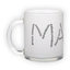 Frosted glass mug (300 ml)