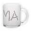 Frosted glass mug (300 ml)