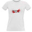 Women's T-shirt with your choice of photos, notes, white