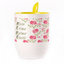 A cup with a spoon. Yellow (250 ml)