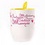 A cup with a spoon. Yellow (250 ml)