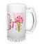 Frosted glass beer mug (500 ml)