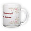 Frosted glass mug (300 ml)