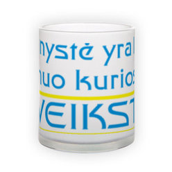 Frosted glass mug (300 ml)