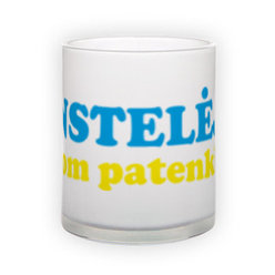 Matinio stiklo puodelis (300 ml)