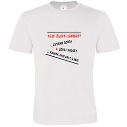T -shirts with your photo, notes, white