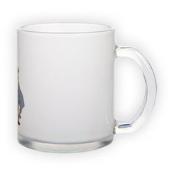 Matinio stiklo puodelis (300 ml)