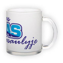 Frosted glass mug (300 ml)