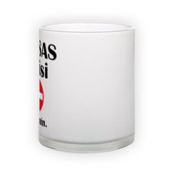 Matinio stiklo puodelis (300 ml)