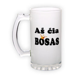 Matinio stiklo bokalas (500 ml)