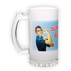 Matinio stiklo bokalas (500 ml)