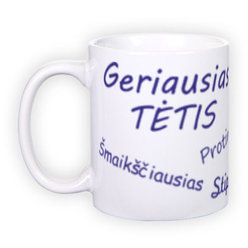 Standard white mug (300 ml)