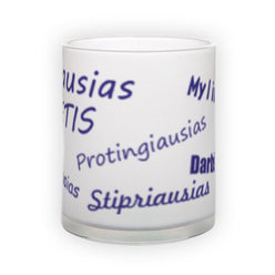 Matinio stiklo puodelis (300 ml)