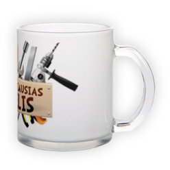 Frosted glass mug (300 ml)