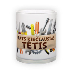 Frosted glass mug (300 ml)