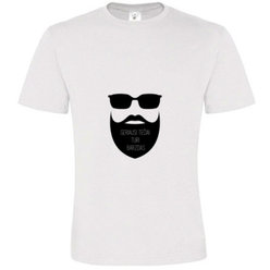 T -shirts with your photo, notes, white