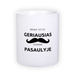 Standartinis baltas puodelis (300 ml)