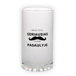 Matinio stiklo bokalas (500 ml)