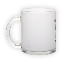Frosted glass mug (300 ml)