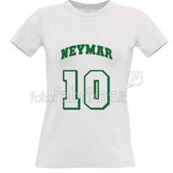Women's T-shirt with your choice of photos, notes, white