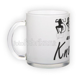 Frosted glass mug (300 ml)