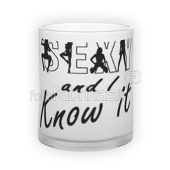 Frosted glass mug (300 ml)