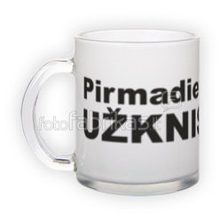 Frosted glass mug (300 ml)