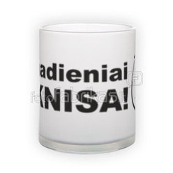 Frosted glass mug (300 ml)