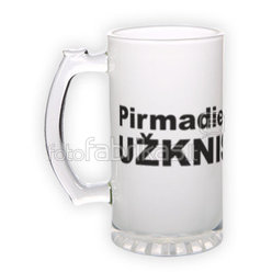 Matinio stiklo bokalas (500 ml)