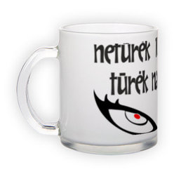 Frosted glass mug (300 ml)