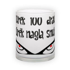 Frosted glass mug (300 ml)