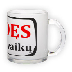 Matinio stiklo puodelis (300 ml)