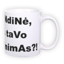 Standard white mug (300 ml)