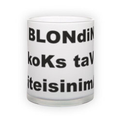 Frosted glass mug (300 ml)